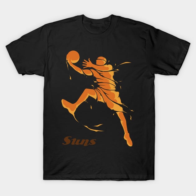 Phoenix Suns Fans - NBA T-Shirt T-Shirt by info@dopositive.co.uk